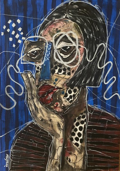 blue-line-girl-36503