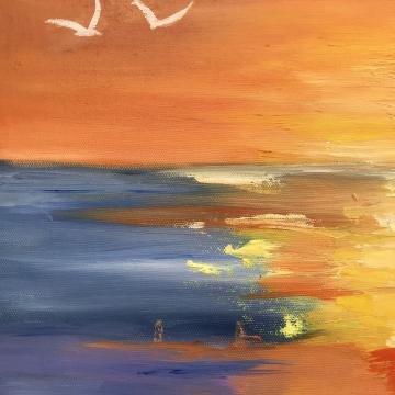 Orange Sunset - Burcu Aydın