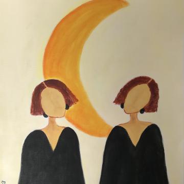 The Sisters at moonlight - Burcu Aydın