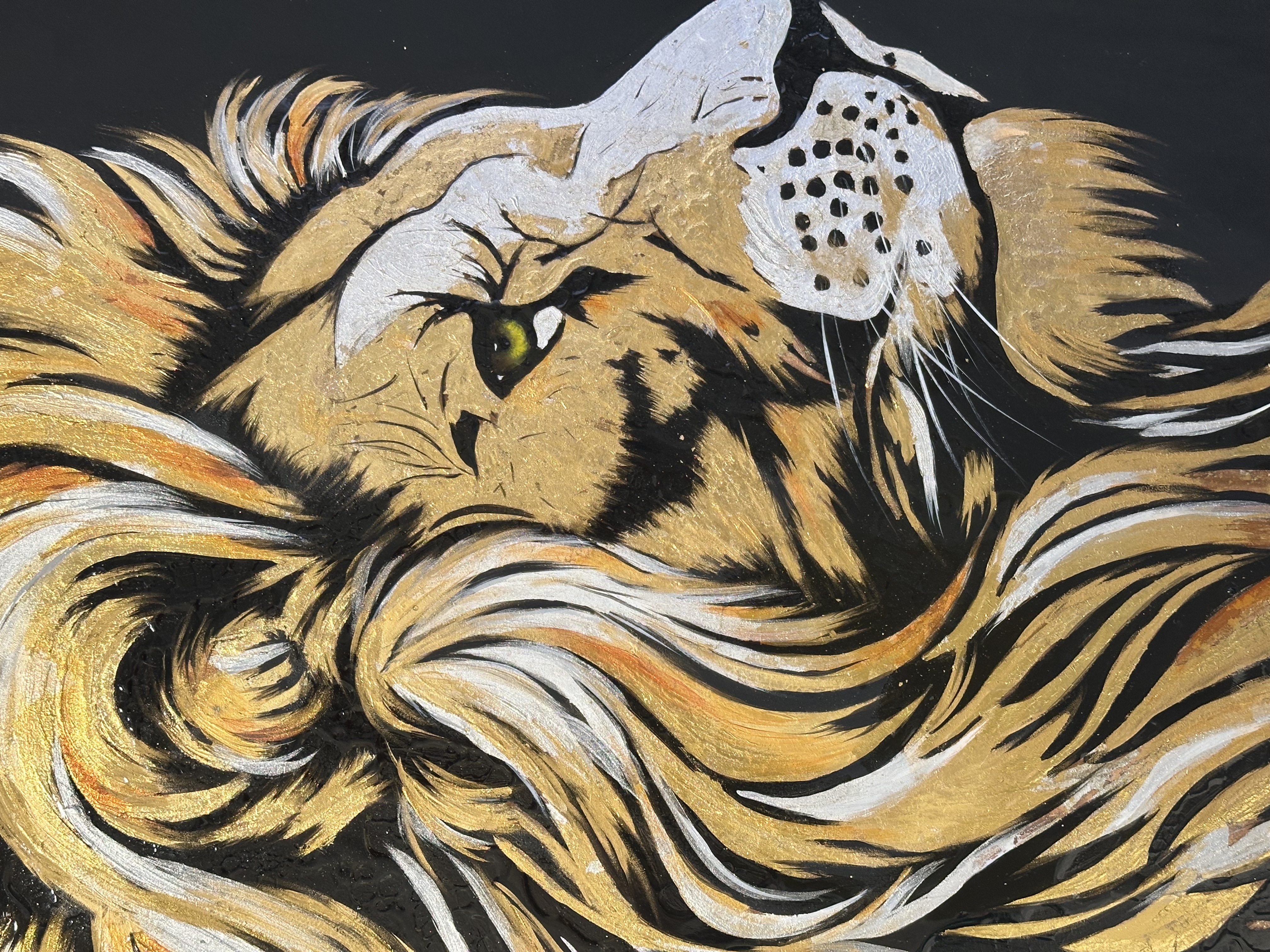 Lion King of the Wild / Acrylic