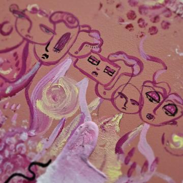 Parallel Reflection / Pinkearth  - Yelda İnecik