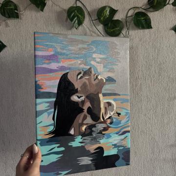 Stillness in Waves - brushine