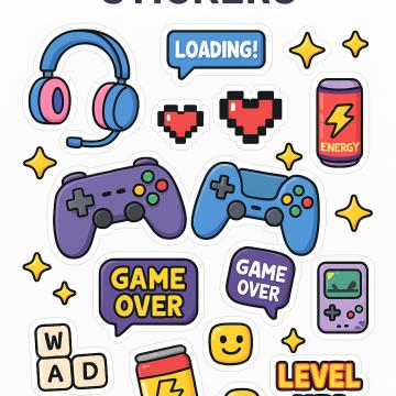 Gamer Sticker Set - brushine