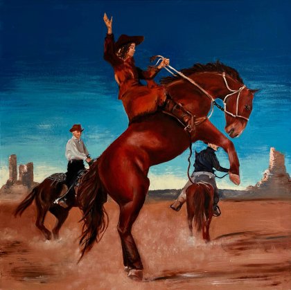 Bir Kovboy Kız Geldi ve Dorothy Morrell