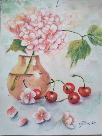 Kirazlar ve Çiçekler 