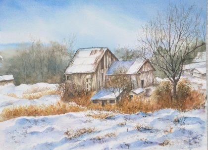 Altın rengi ve Kış 