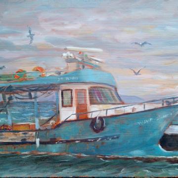 Didim - fırtınada - En plein air - aytac dutkin