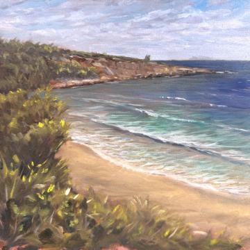 Didim sarıkum - en plein air - aytac dutkin