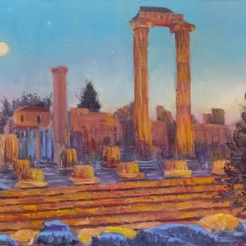 Alacakaranlıkta Apollon Tapınağı - Didim - aytac dutkin