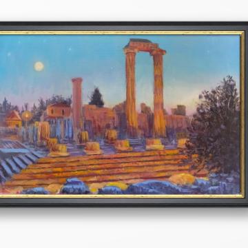 Alacakaranlıkta Apollon Tapınağı - Didim - aytac dutkin