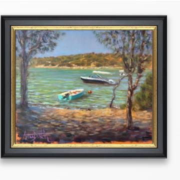 İmbat Koyu - Didim- En plein air  - aytac dutkin