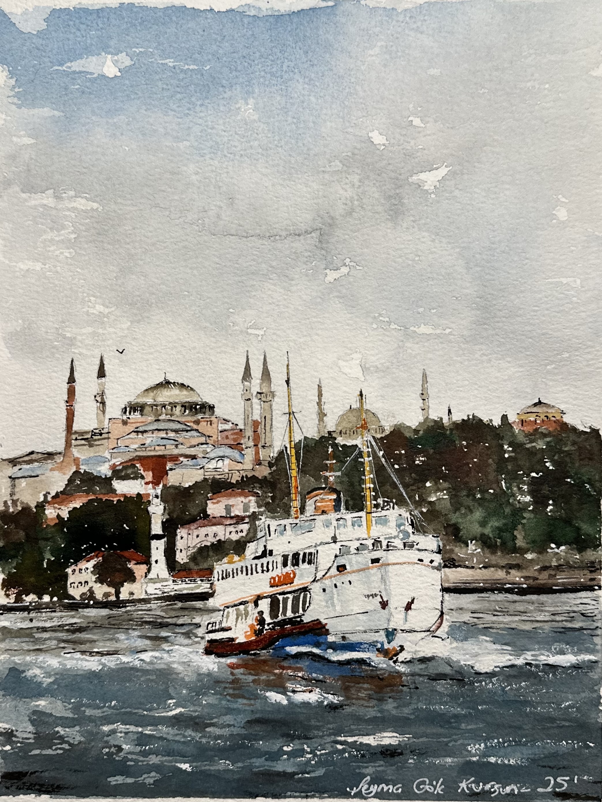 Sessizliğin İçinden Geçen Vapur