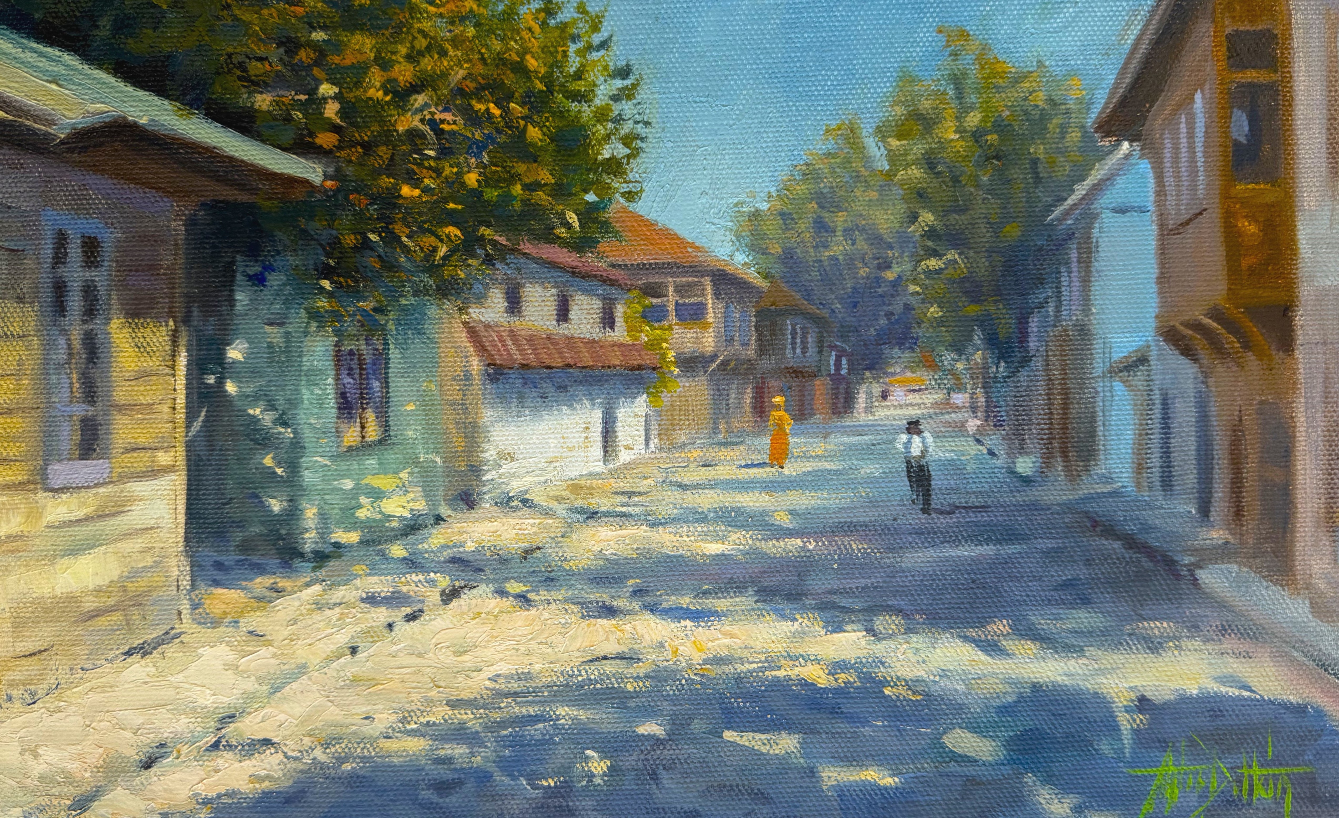 Bir İstanbul Sokağı (23*37cm)