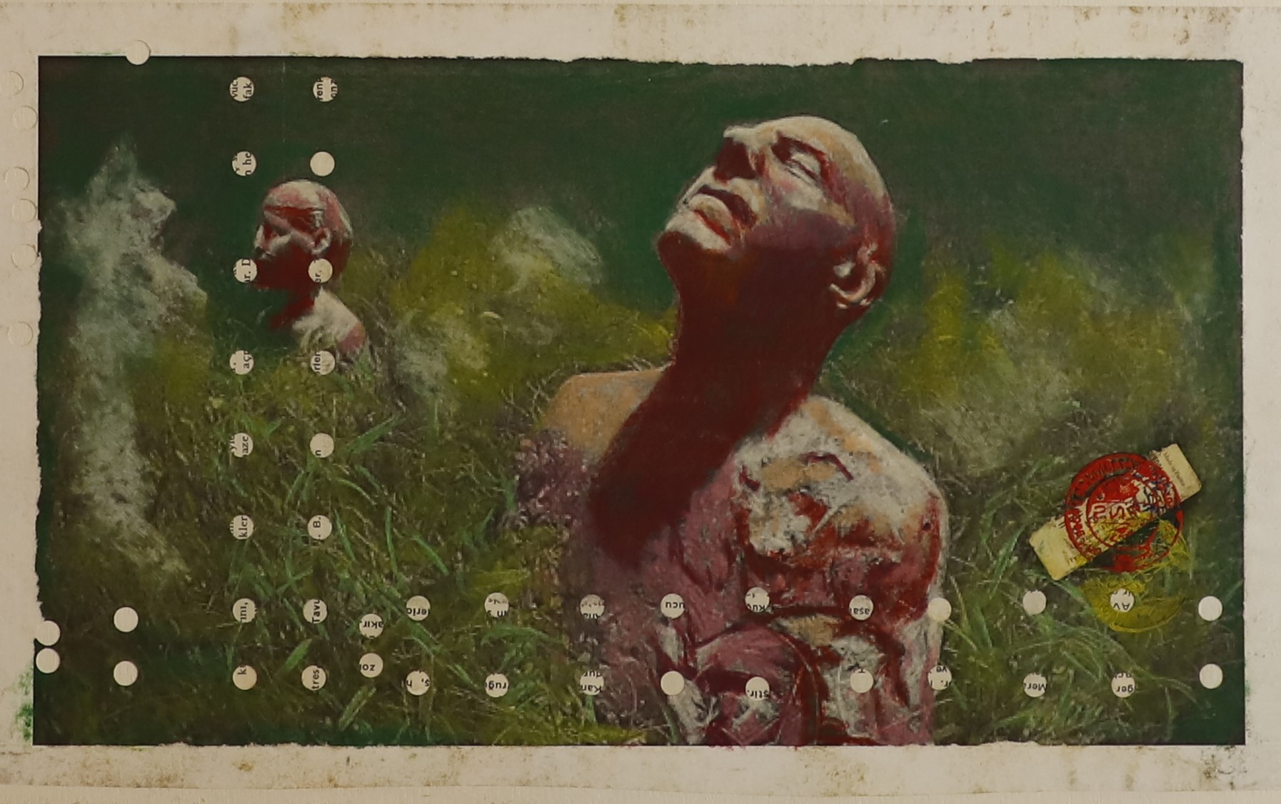 But We Came From the Earth, Mixed Media on Paper, 2018