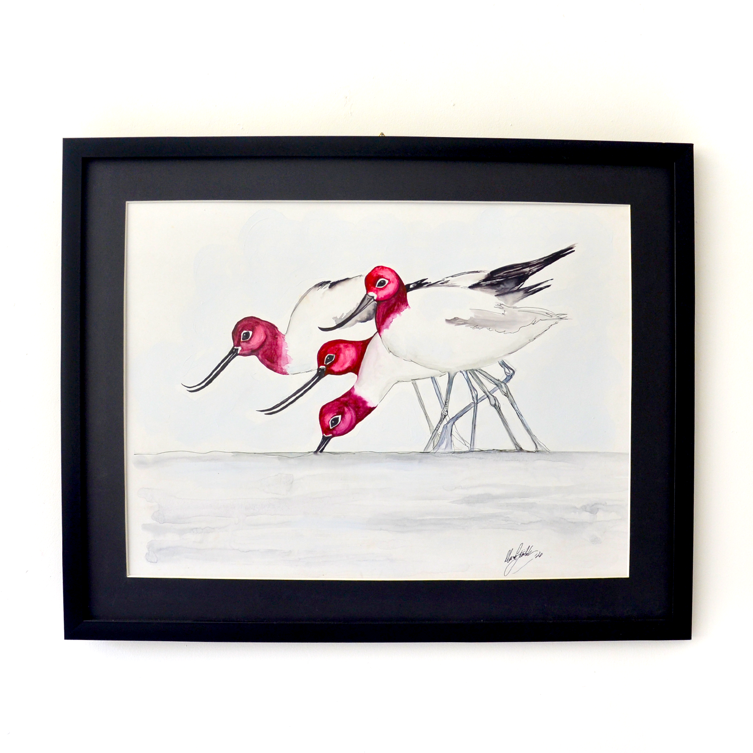 TERS GAGALILAR I MERVE GÜRLEK I ÇERÇEVELİ ORİJİNAL SANAT ESERİ
